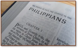 Philippians title page