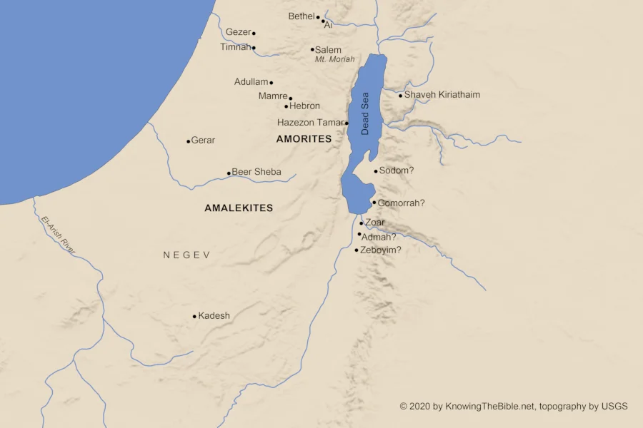 Lower Jordan valley during the time of Abram and Lot