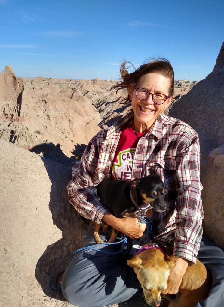 Sue at Badlands National Park