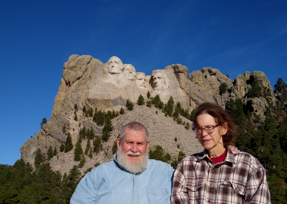 Brian and Sue at Mt. Rushmore.