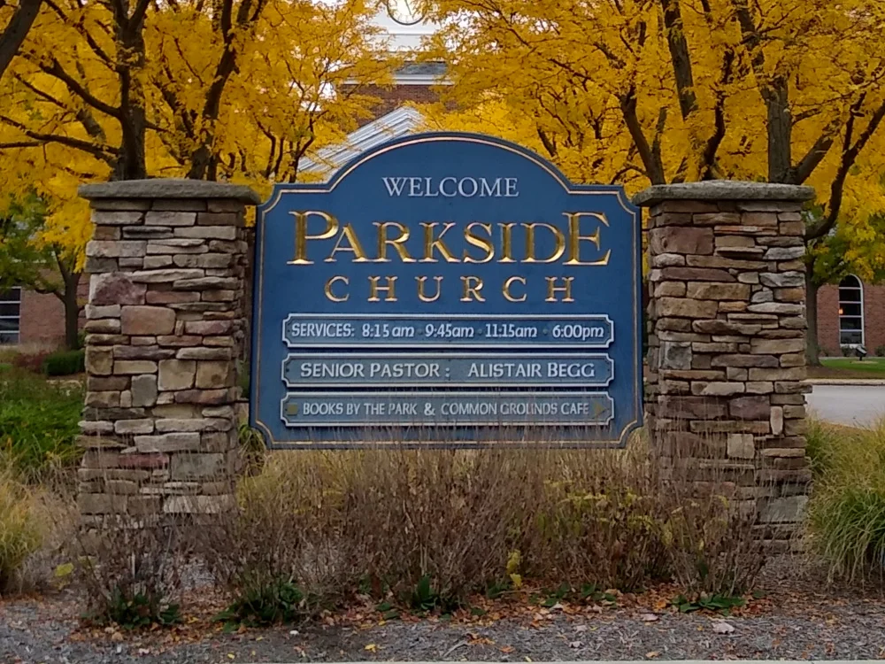 Parkside Church Welcome Sign