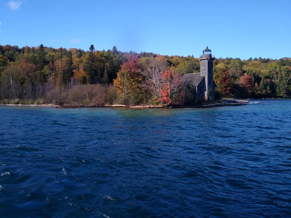 Disused Grand Island Lighthouse Built in 1867