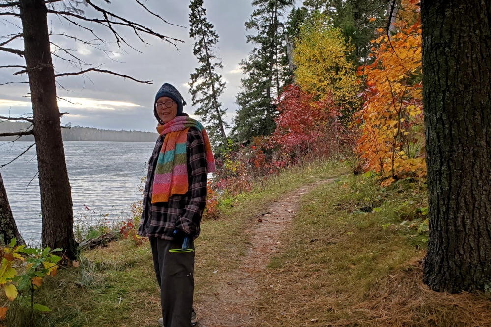 Sue at Itasca Lake