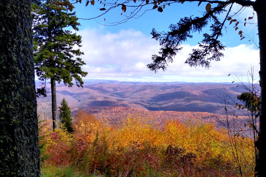 View from Gaudineer Overlook